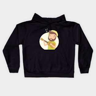 Guitar's man Kids Hoodie